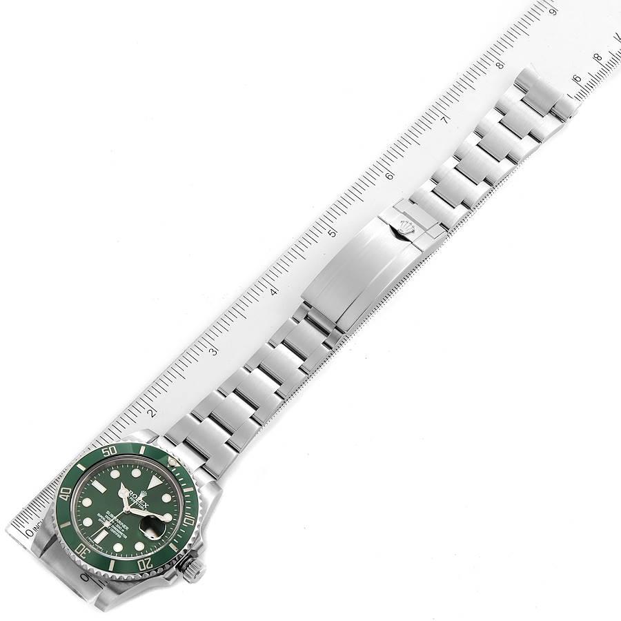 Rolex Submariner Hulk Green Dial Bezel Steel Mens Watch 116610 For Sale 7
