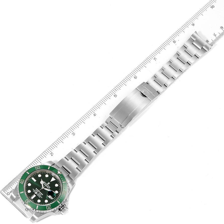 Rolex Submariner Hulk Green Dial Bezel Steel Mens Watch 116610 For Sale 6