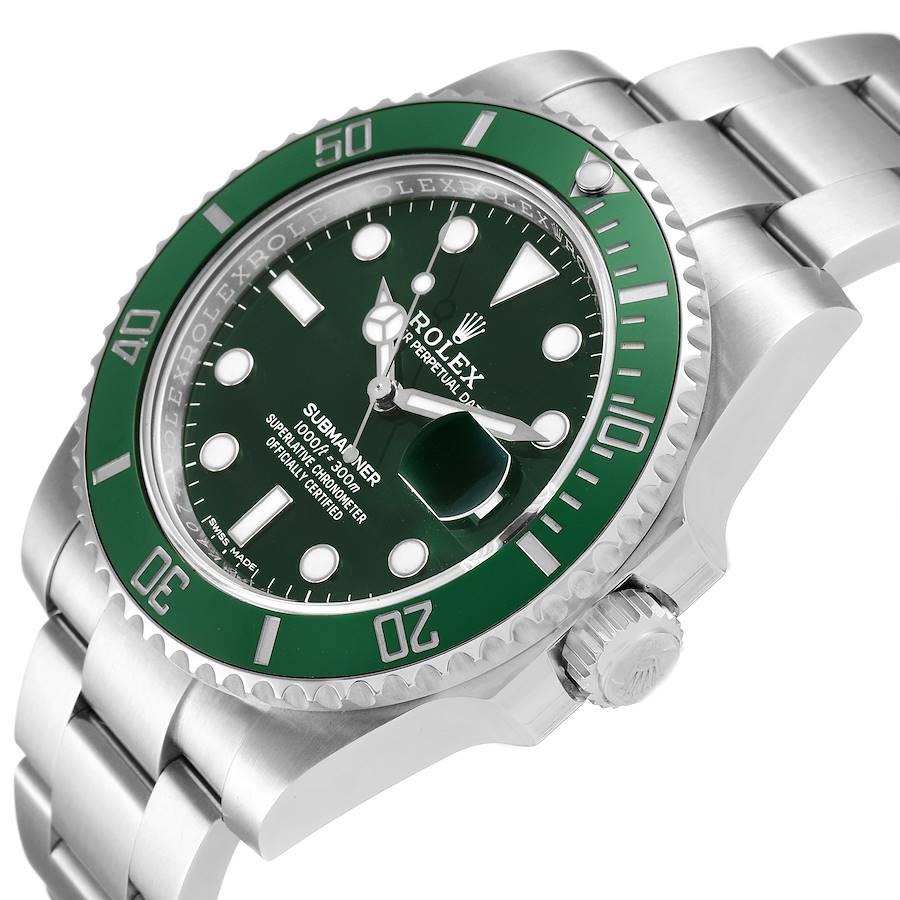 Rolex Submariner Hulk Green Dial Bezel Steel Mens Watch 116610 Unworn For Sale 1
