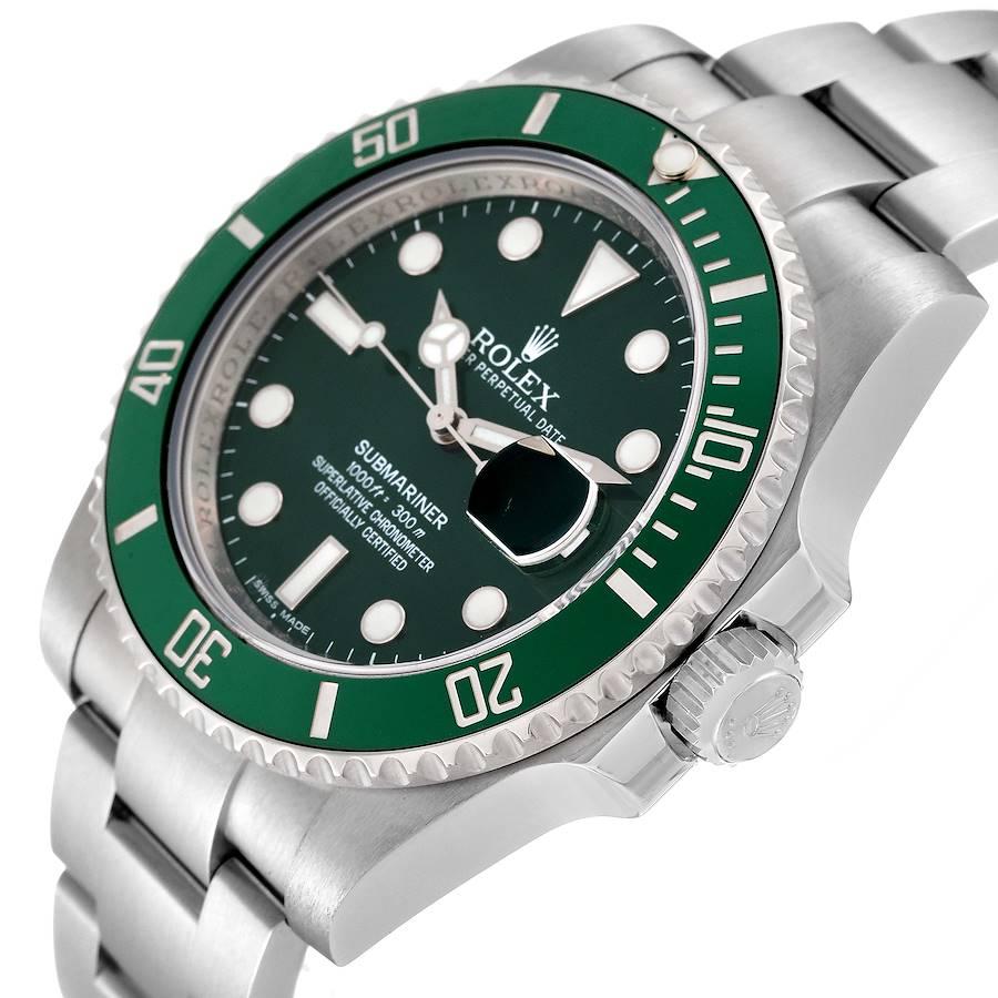 rolex silber grün