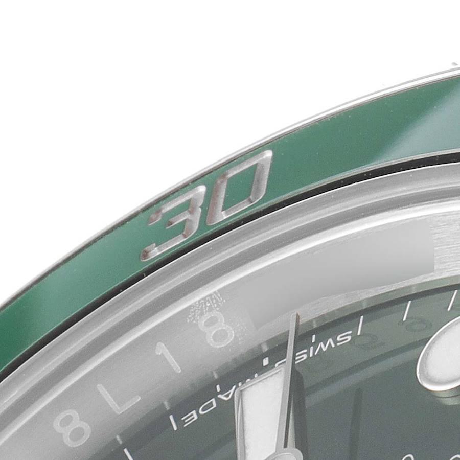 Rolex Submariner Hulk Green Dial Bezel Steel Mens Watch 116610LV Box Card For Sale 1