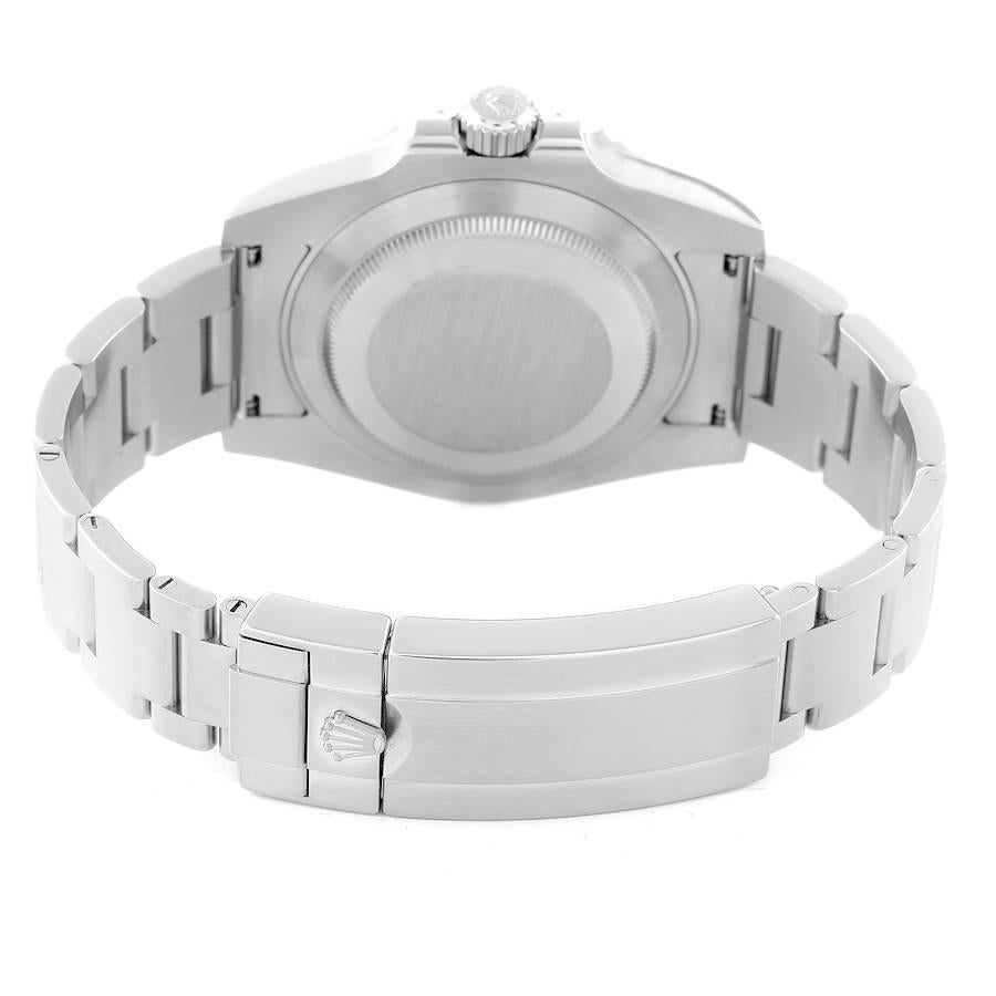 Rolex Submariner Hulk Grüne Stahl-Herrenuhr mit Zifferblatt Lünette 116610LV Box Card im Angebot 3