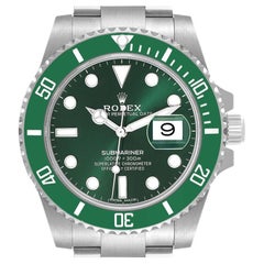 Rolex Submariner Hulk Green Dial Bezel Steel Mens Watch 116610LV Box Card