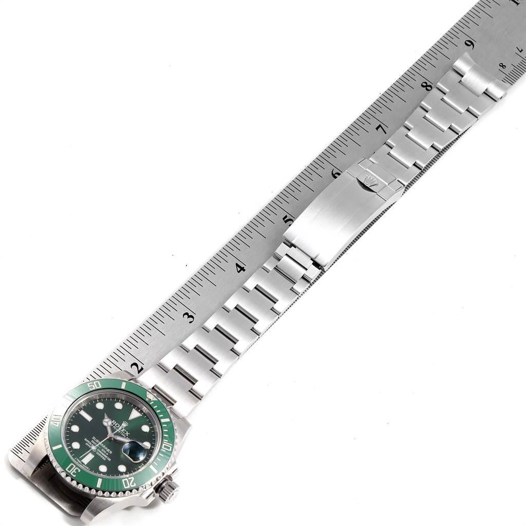 Rolex Submariner Hulk Green Dial Bezel Steel Men's Watch 116610LV 7