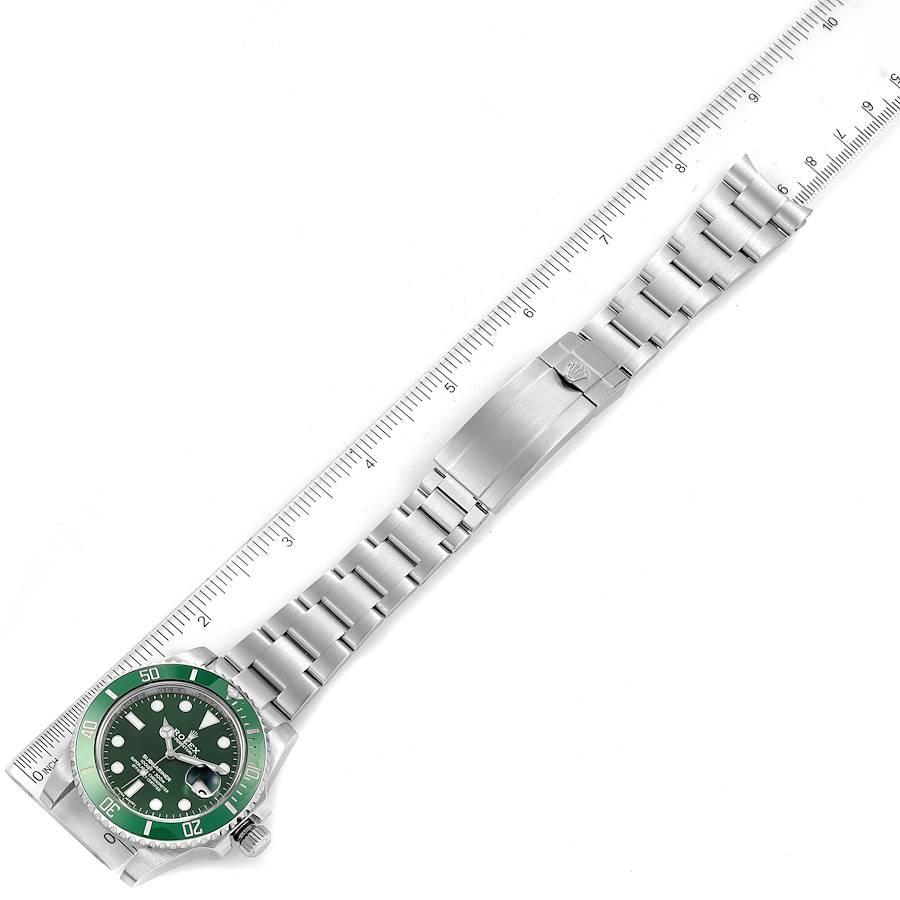 Rolex Submariner Hulk Green Dial Bezel Steel Mens Watch 116610LV For Sale 5