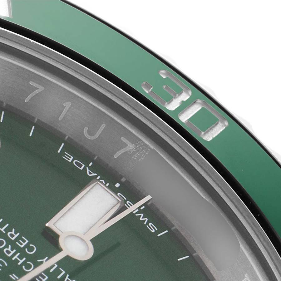 Rolex Submariner Hulk Green Dial Bezel Steel Mens Watch 116610LV For Sale 2