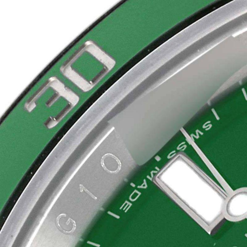 Rolex Submariner Hulk Grüne Stahl-Herrenuhr mit Zifferblatt Lünette 116610LV 3