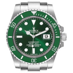 Rolex Submariner Hulk Green Dial Bezel Steel Mens Watch 116610LV