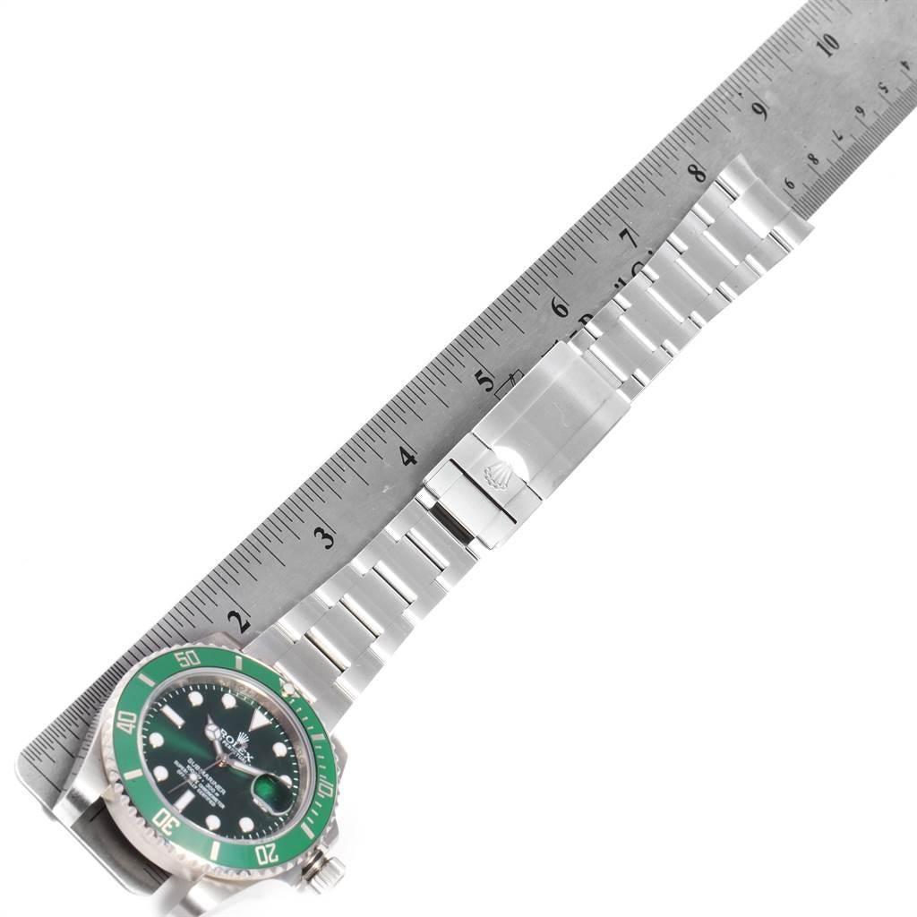 Rolex Submariner Hulk Green Dial Bezel Steel Steel Men's Watch 116610LV 6