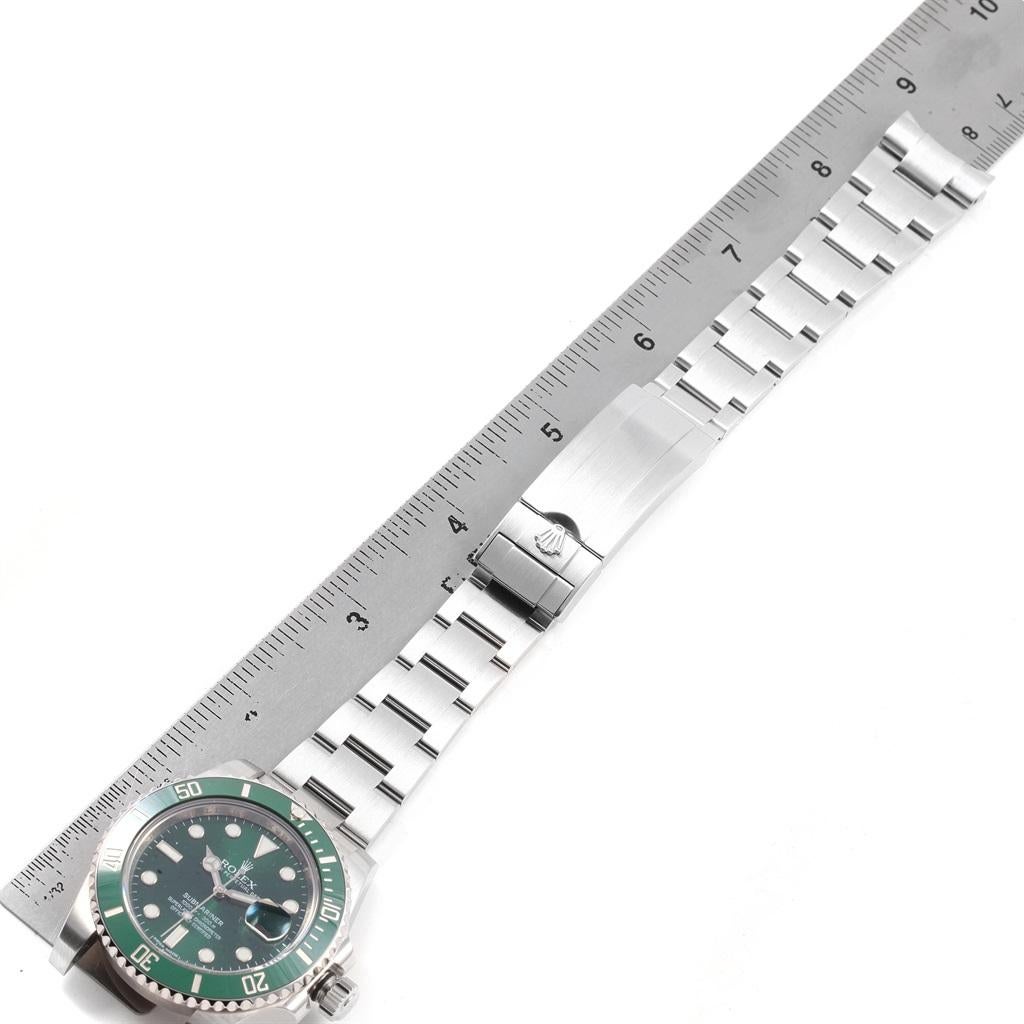 Rolex Submariner Hulk Green Dial Bezel Steel Watch 116610LV For Sale 8