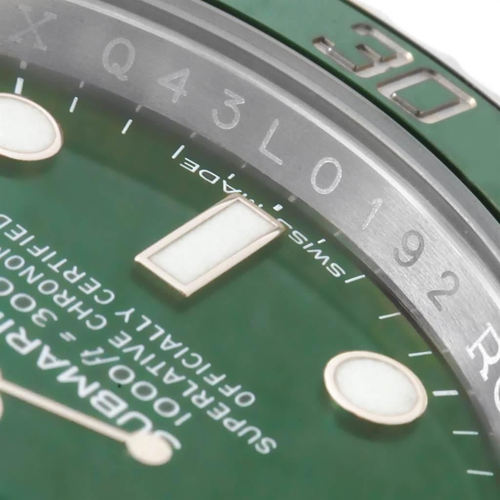 Rolex Submariner Hulk Green Dial Bezel Steel Watch 116610LV For Sale 1