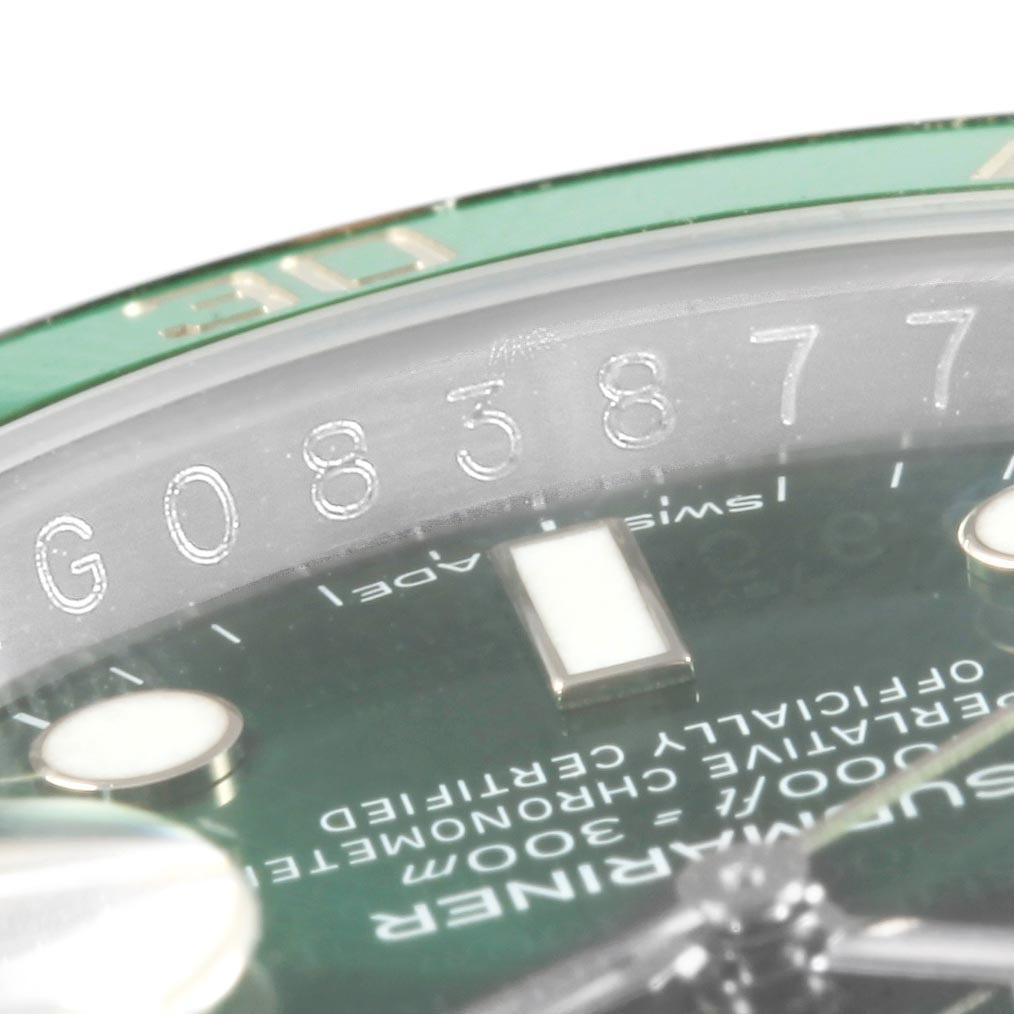 Rolex Submariner Hulk Green Dial Bezel Watch 116610LV Box Card For Sale 2