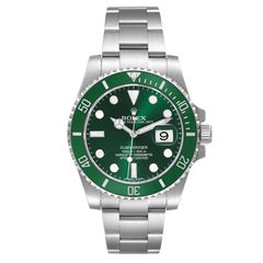Rolex Submariner Hulk Green Dial Steel Mens Watch 116610LV Box Card