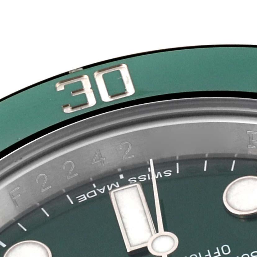 Rolex Submariner Hulk Esfera verde Acero Reloj caballero 116610LV Caja Tarjeta 2