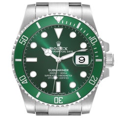 Rolex Submariner Hulk Quadrante Verde Acciaio Orologio Uomo 116610LV Scheda Box
