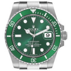 Rolex Submariner Hulk Quadrante Verde Acciaio Orologio Uomo 116610LV