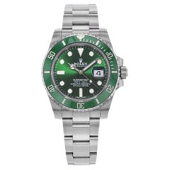 Used Rolex Submariner Hulk Green Steel Ceramic Automatic Mens Watch 116610LV