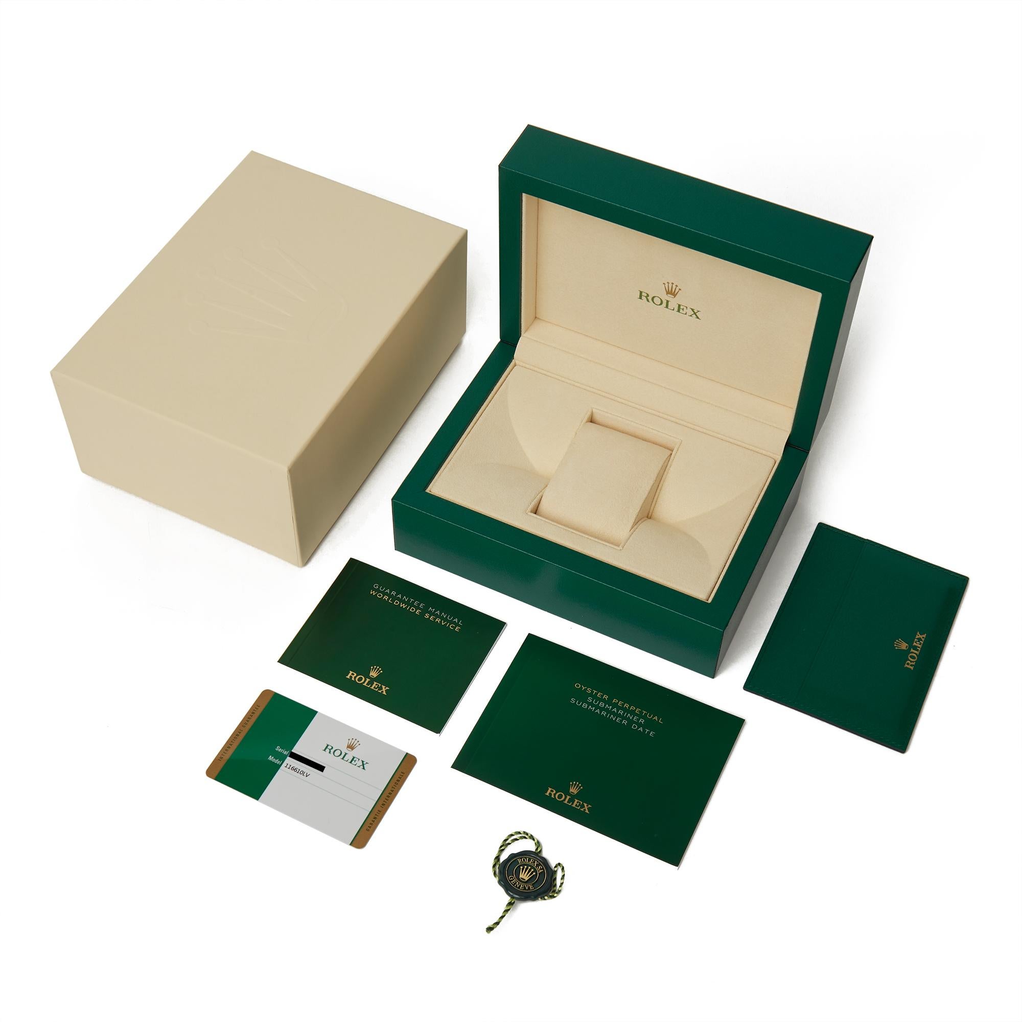 Men's Rolex Submariner Hulk Stainless Steel 116610LV