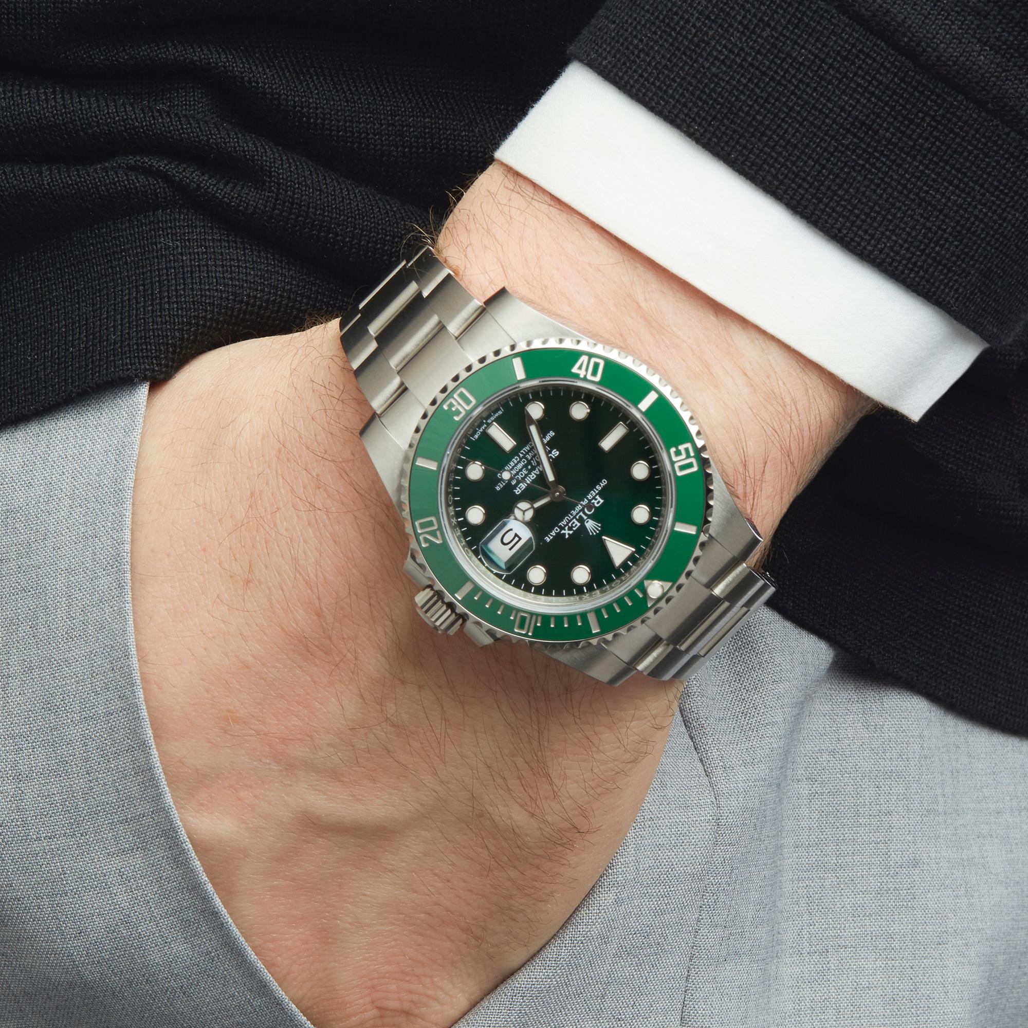 Rolex Submariner Hulk Stainless Steel 116610LV 1