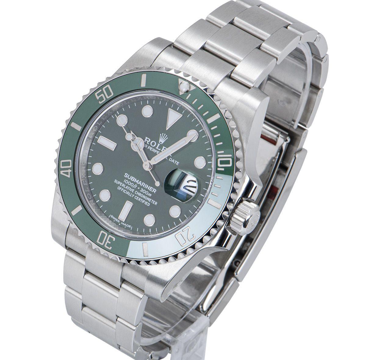 Rolex Submariner Hulk Unworn 116610LV im Zustand „Hervorragend“ im Angebot in Mayfair, London, London