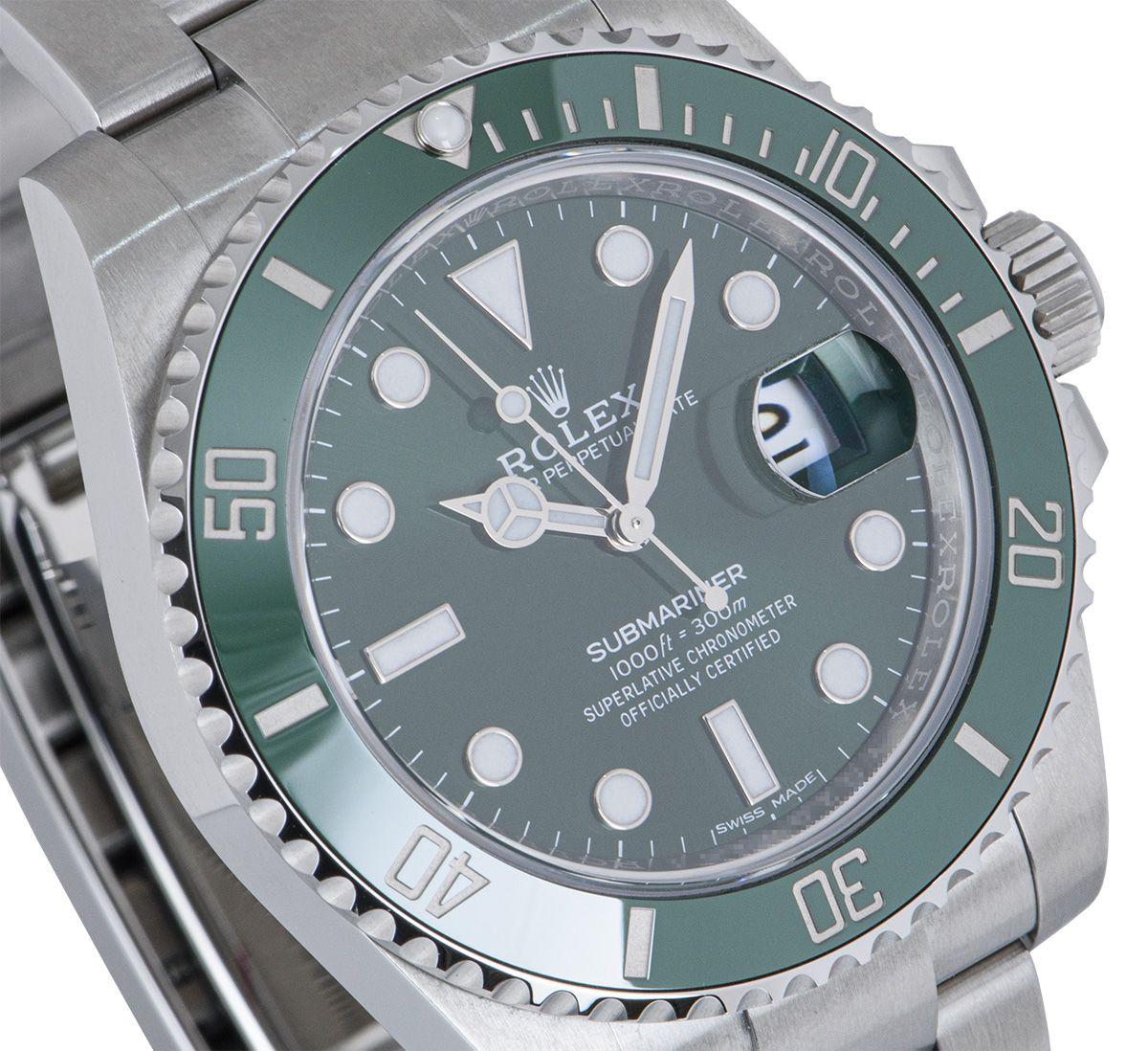 Rolex Submariner Hulk Unworn 116610LV Herren im Angebot