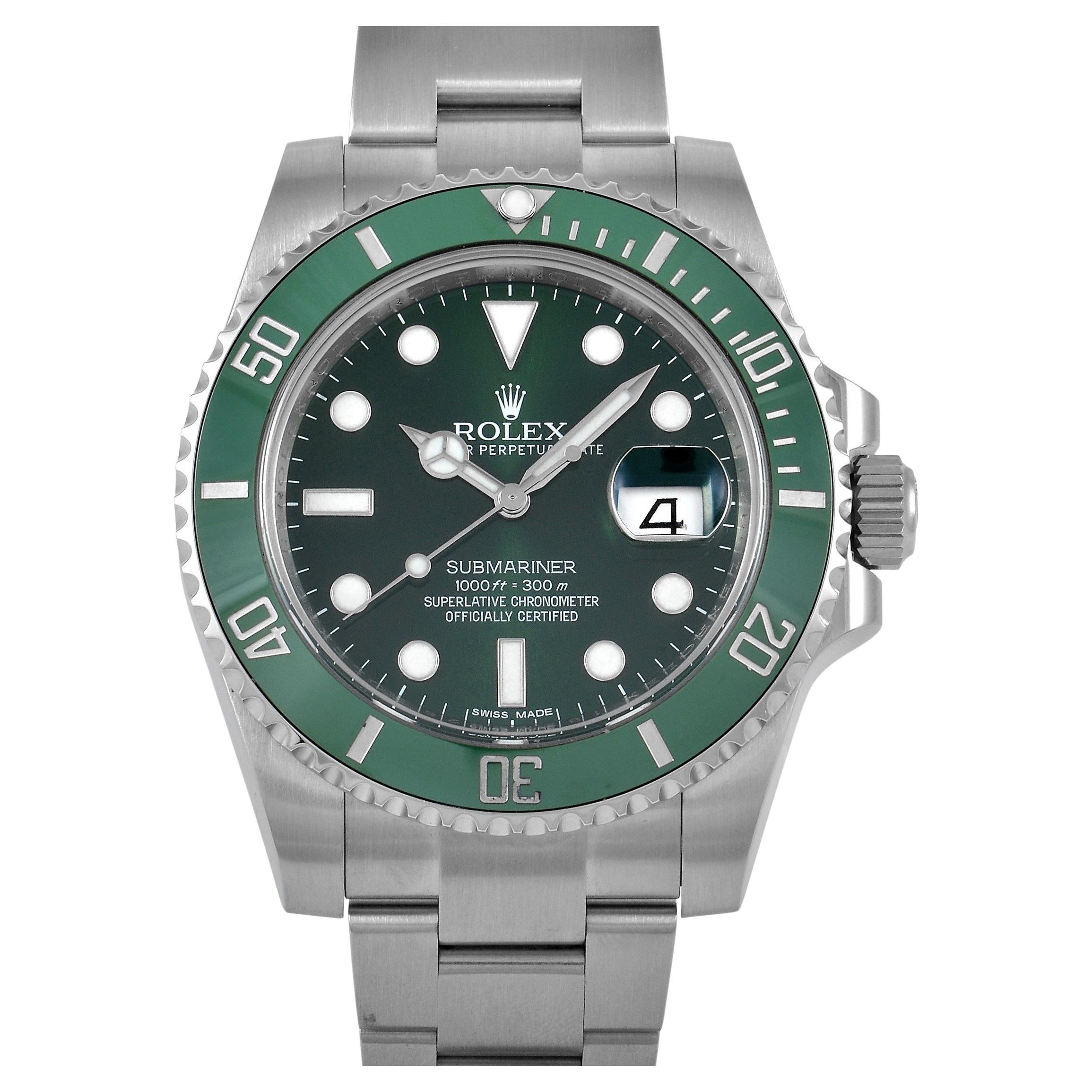 Rolex Submariner "Hulk" Watch 116610LV