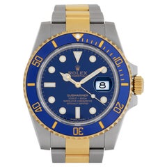 Rolex Submariner in 18k Yellow Gold & Stainless Steel, Ref 116613