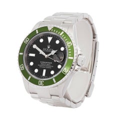 Rolex Submariner Kermit Flat 4 Mkiii Stainless Steel Men's 16610lv