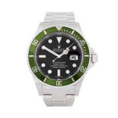 Rolex Submariner Kermit Flat 4 Mkiii Stainless Steel Men's 16610lv