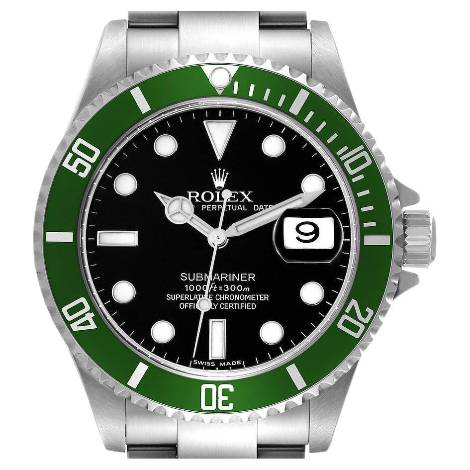 Rolex Submariner Kermit Stainless Steel 16610LV at 1stDibs | rolex ...