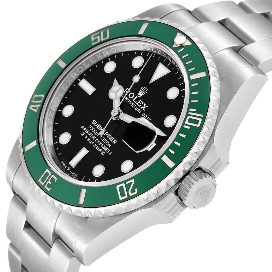 Rolex Submariner Kermit Verde Lunetta in Ceramica Orologio Uomo 126610 Scheda Scatola 1