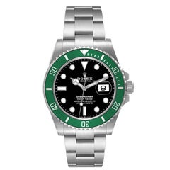 Rolex Submariner Kermit Green Ceramic Bezel Mens Watch 126610 Unworn