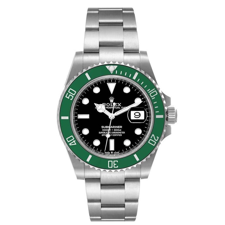 Rolex Submariner Kermit Green Ceramic Bezel Mens Watch 126610LV Unworn For  Sale at 1stDibs | a time capsule from 1883 answer key, rolex 126610lv on  wrist, rolex green bezel