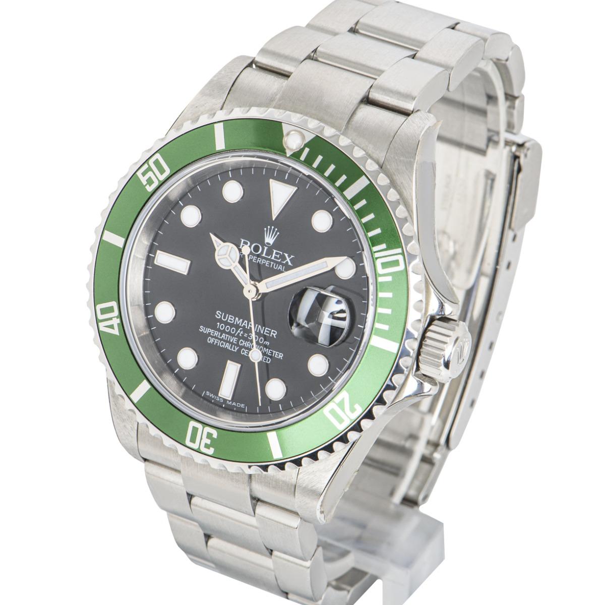 Rolex Submariner Kermit NOS 16610LV In New Condition For Sale In London, GB