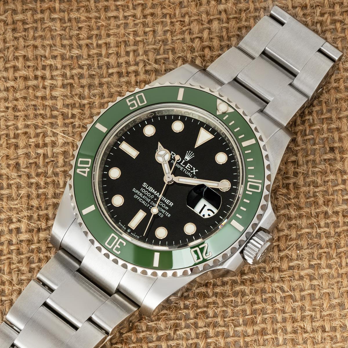 Rolex Submariner Kermit Starbucks MK2 126610LV For Sale 2