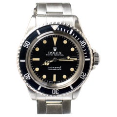 Rolex Submariner Matte Dial Metre First 5513 Steel Automatic Watch, 1967