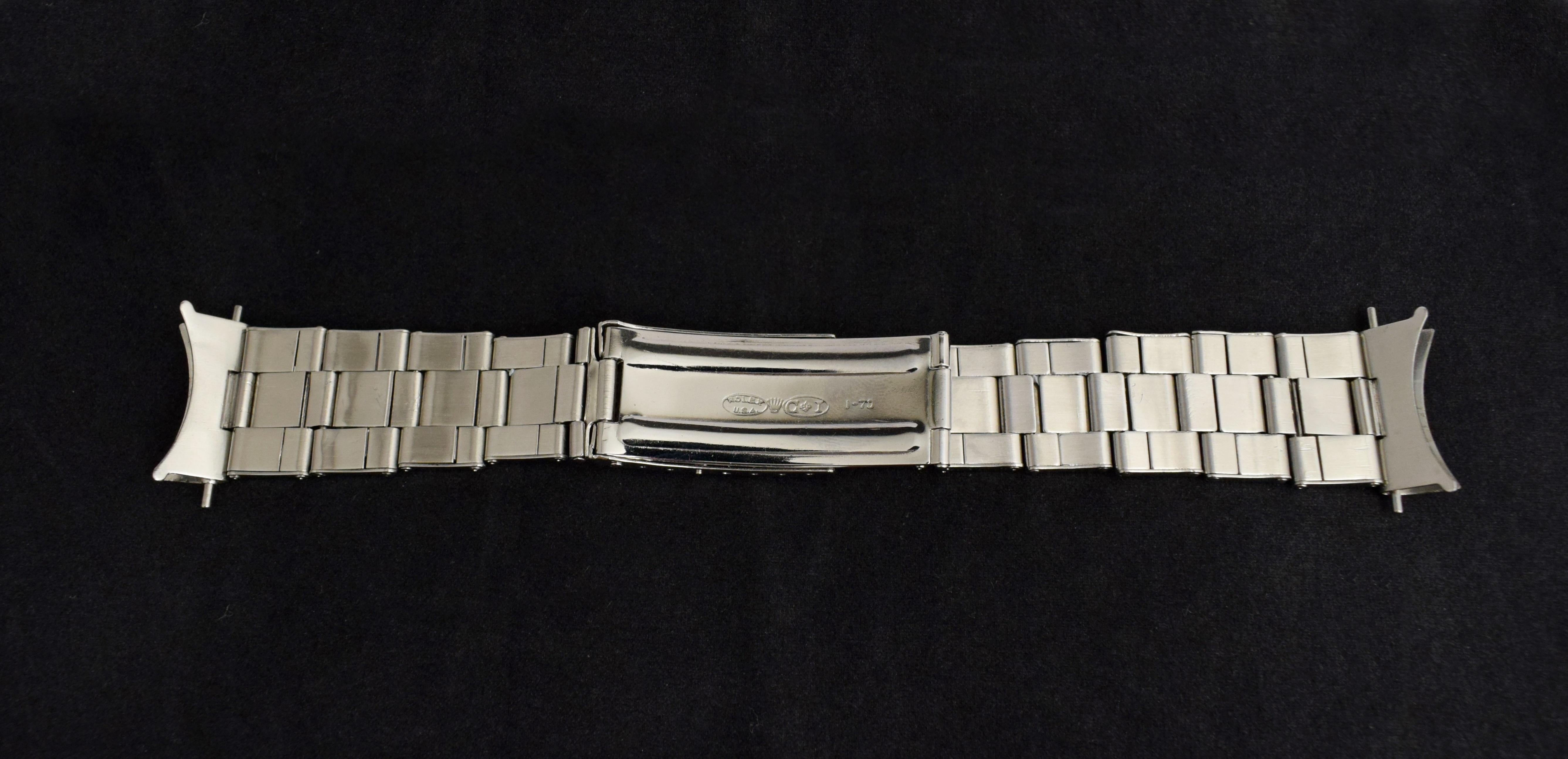 Rolex Submariner Edelstahl-Automatikuhr mit mattem Zifferblatt First 5513, 1968 8