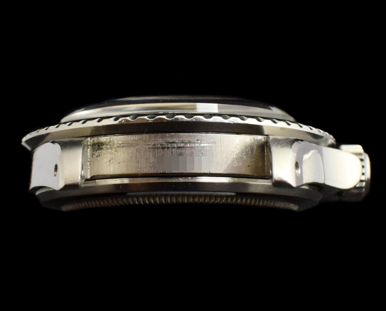 Rolex Submariner Edelstahl-Automatikuhr mit mattem Zifferblatt First 5513, 1968 3