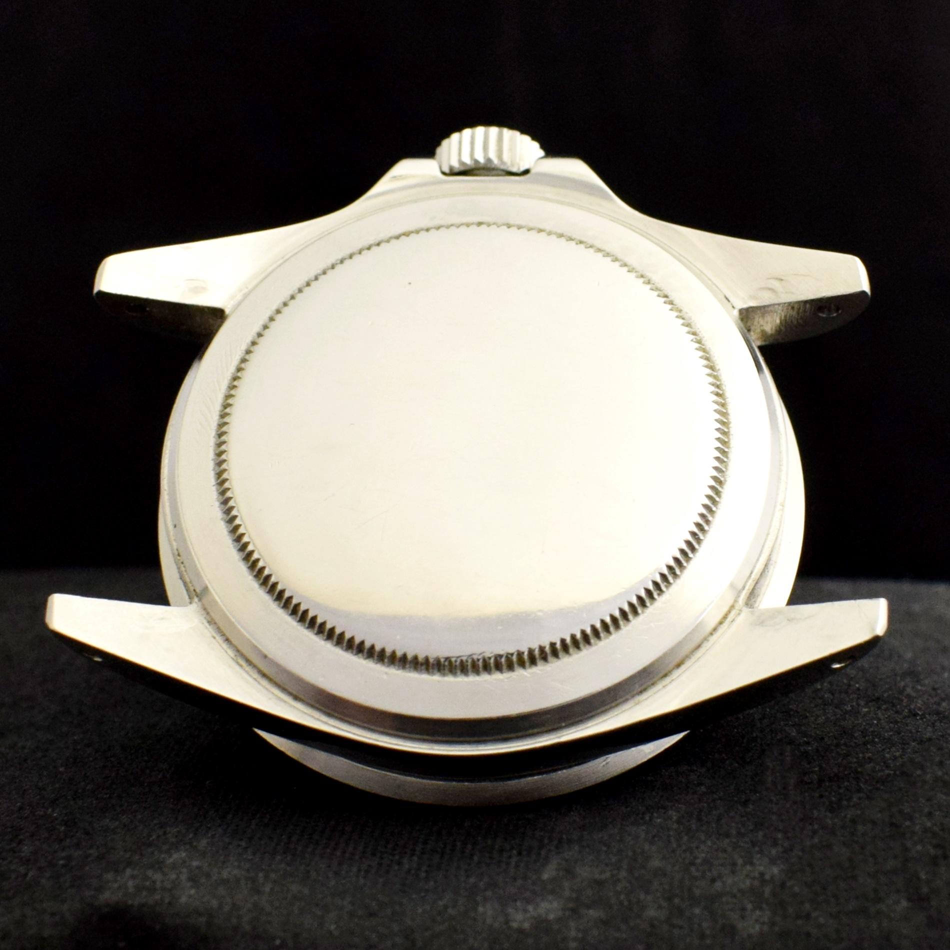 Rolex Submariner Edelstahl-Automatikuhr mit mattem Zifferblatt First 5513, 1968 4