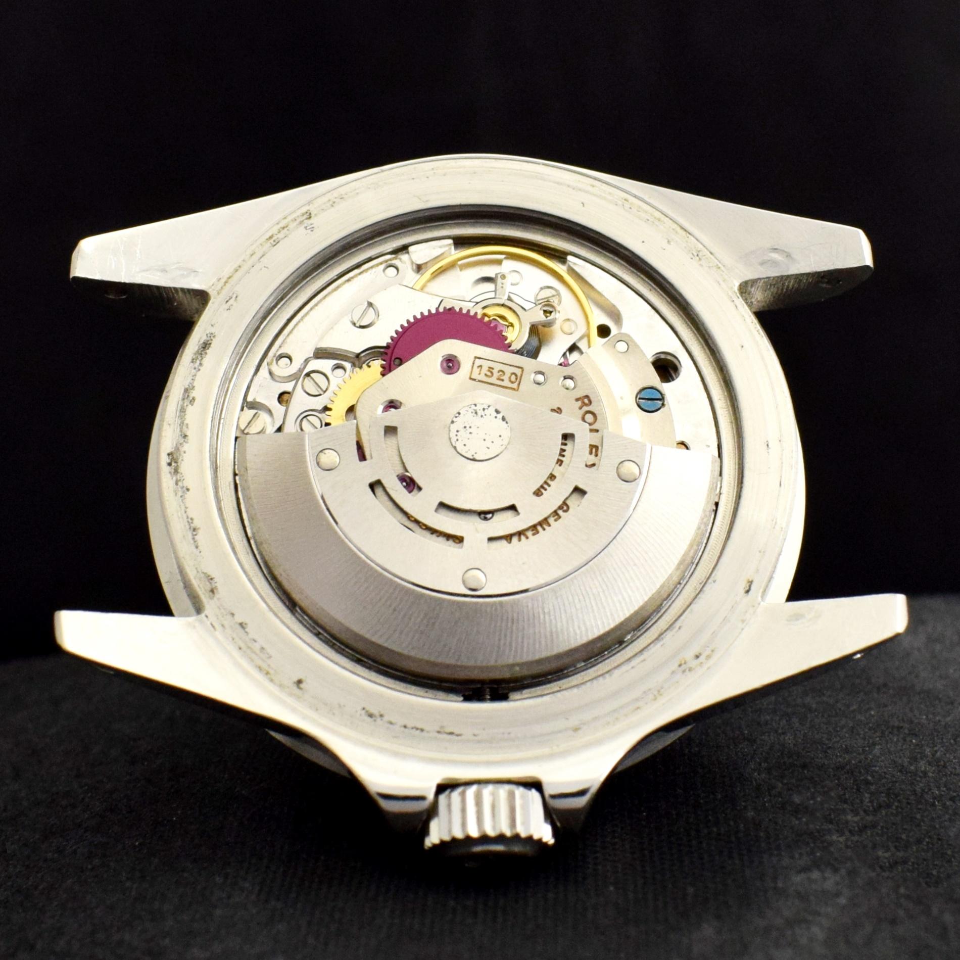 Rolex Submariner Edelstahl-Automatikuhr mit mattem Zifferblatt First 5513, 1968 5