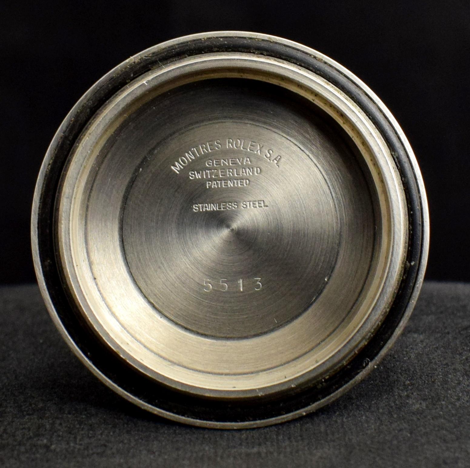 Montre automatique Rolex Submariner à cadran mat pré-COMEX 5513 en acier, 1977 4