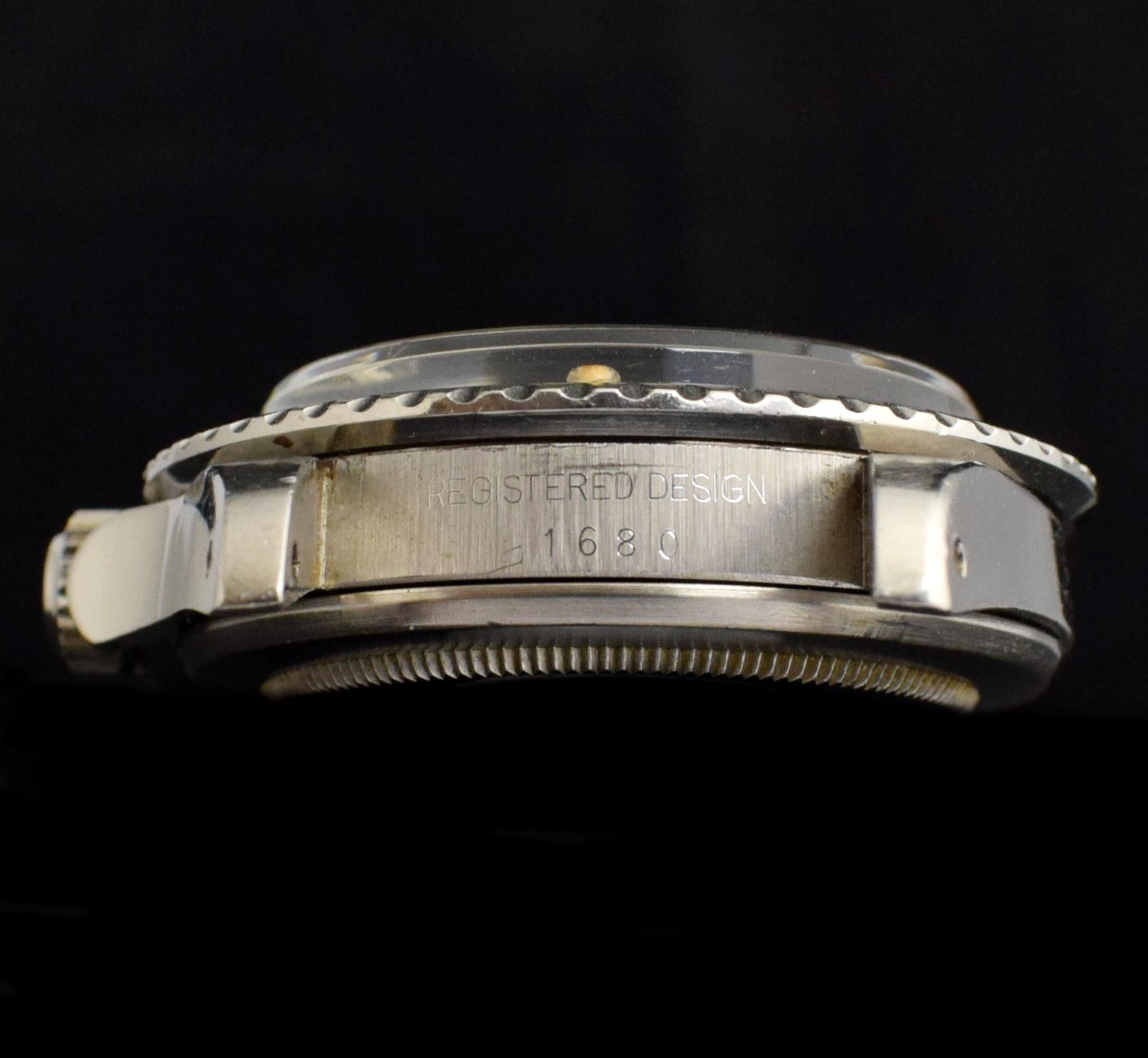 Rolex Submariner Automatikuhr mit mattem Zifferblatt und Datum 1680 aus Pumpkin-Stahl, 1978 4