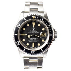 Rolex Submariner Matte Dial with Date 1680 Steel Watch w/ Service Card, 1977