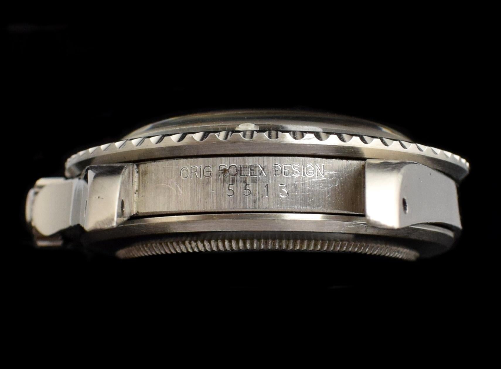 Rolex Submariner Mattes Maxi-Zifferblatt 5513 MK IV Stahl-Automatikuhr 1981 4