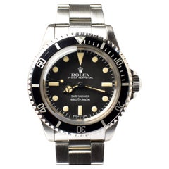 Rolex Submariner Mattes Maxi-Zifferblatt 5513 MK IV Stahl-Automatikuhr 1981