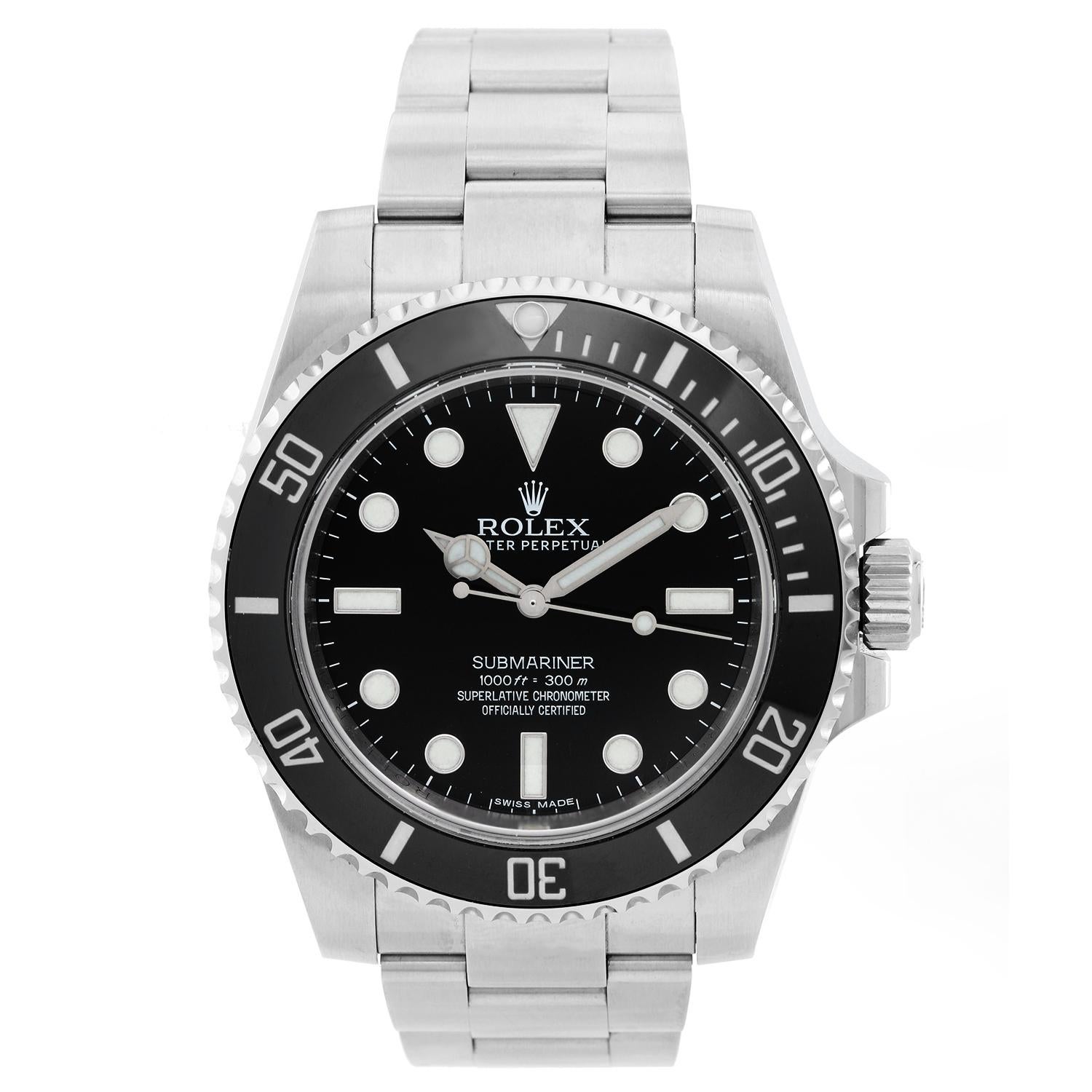 Rolex Submariner Men's Stainless Steel Watch 114060 1