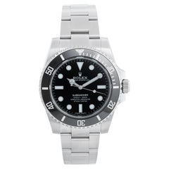 Rolex Montre Submariner en acier inoxydable pour hommes 114060