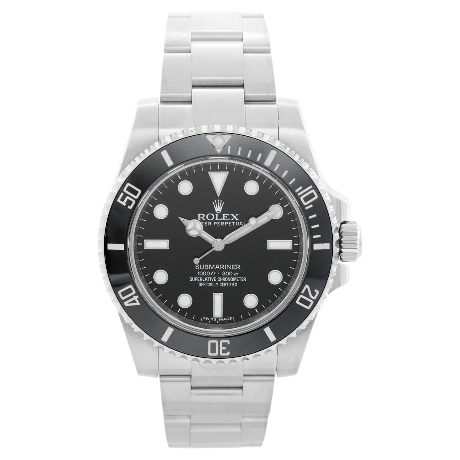 Orologio Rolex Submariner Uomo in Steele 114060LN