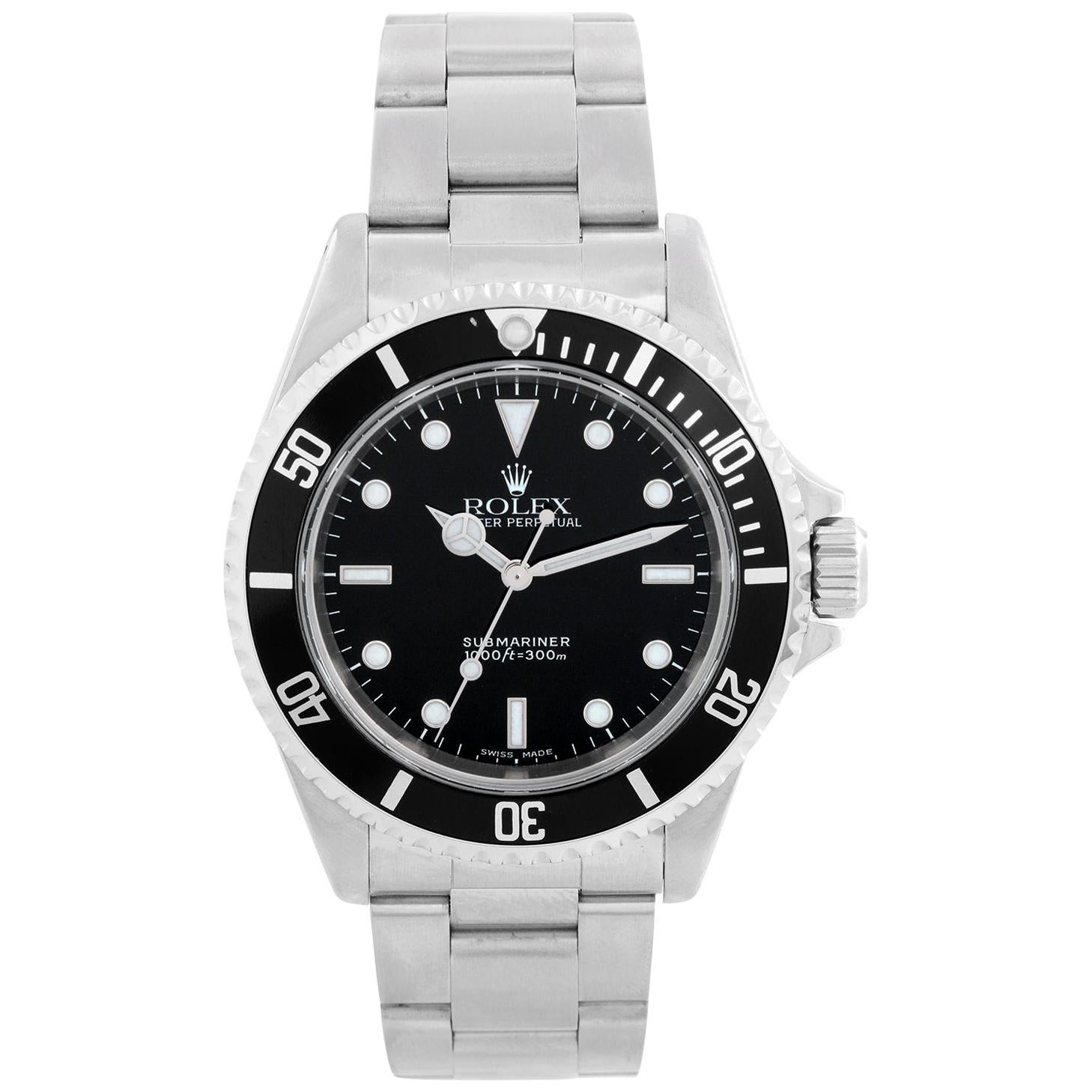 Rolex Submariner Men's Stainless Steel Watch 'no-date' 14060