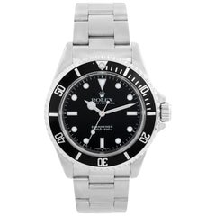 Montre Rolex Submariner en acier inoxydable pour hommes:: sans date:: 14060